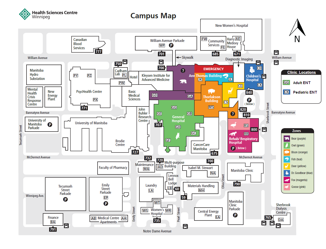 A map of HSC