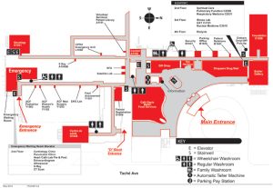 A map of St B's main floor