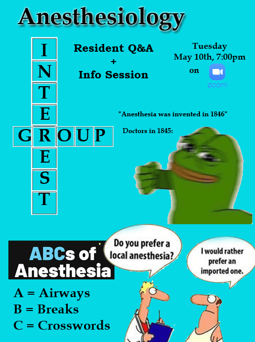 Meet the Residents – Anesthesiology Interest Group