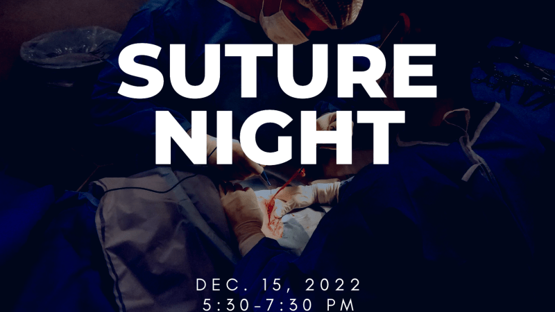 UM Surgery Club Suture Night